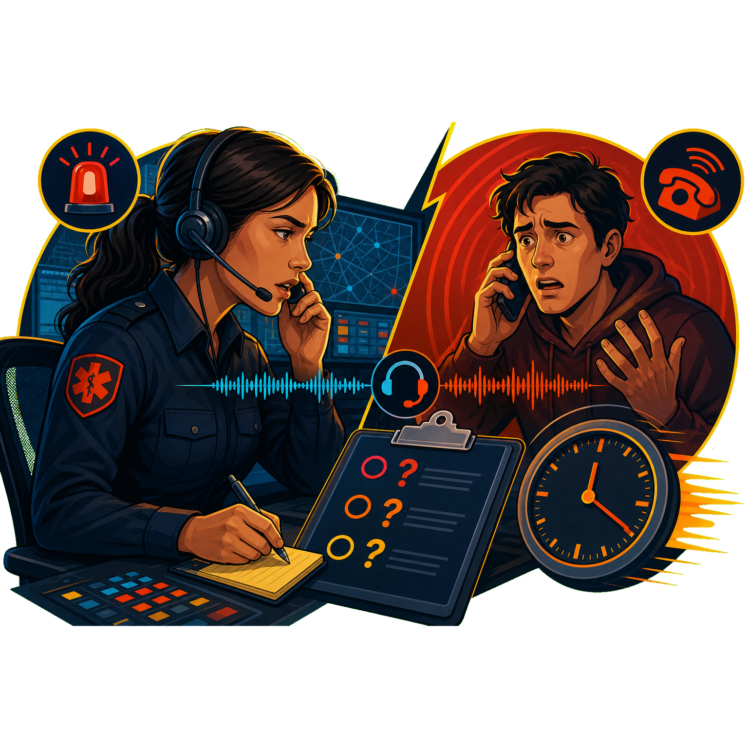 Active dispatch call